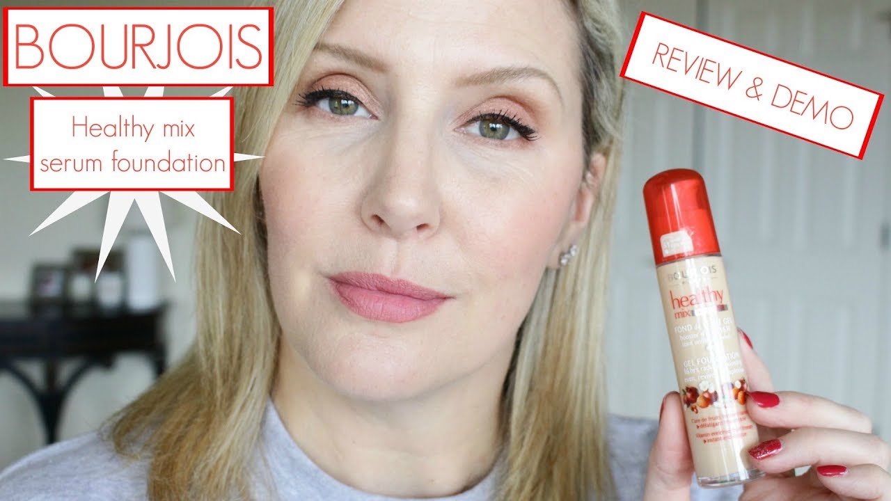 BOURGEOIS HEALTHY MIX Serum Foundation | Review & Demo | Mature Skin