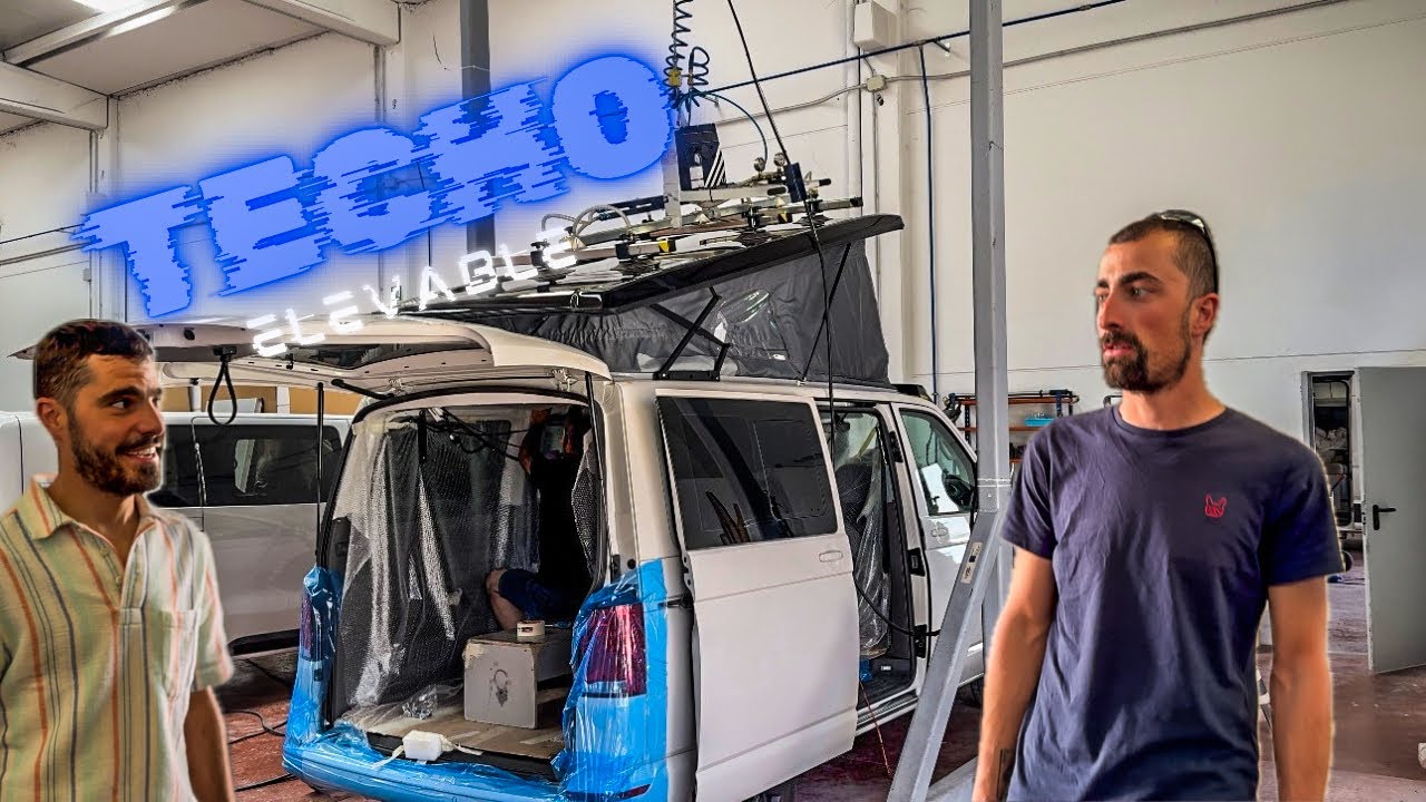 Cómo se monta un techo elevable ￼en una furgo camper en tinkervan