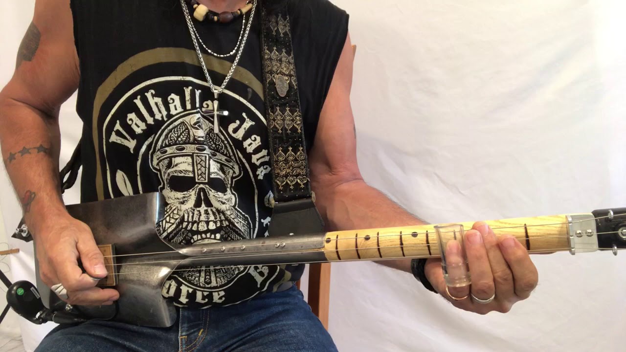 Who do you love Bo Diddley 3 string Shovel Guitar Lesson