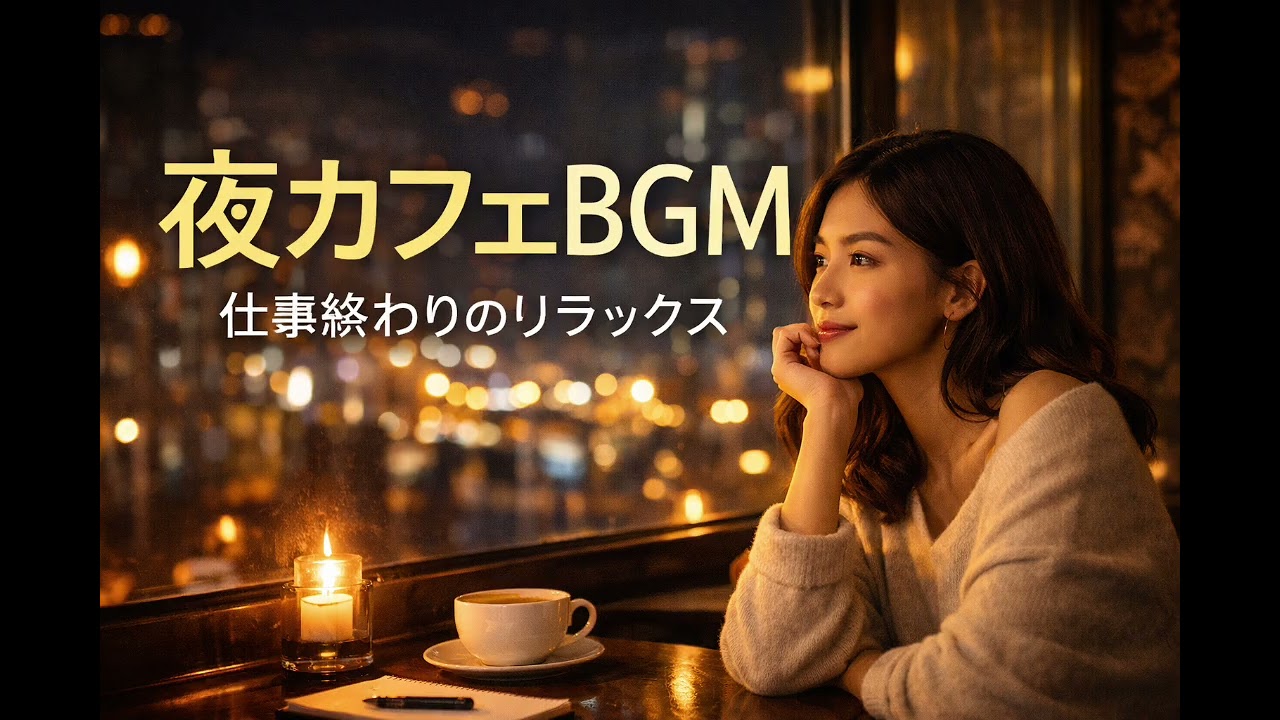 夜カフェBGM｜仕事終わりに聴きたい癒しのジャズボーカル｜リラックスできる夜のカフェ音楽