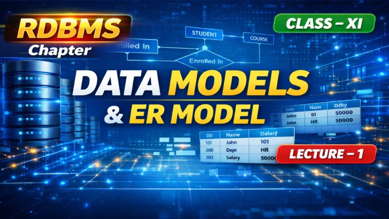 RDBMS | LECTURE-1 | IT CLASS XI