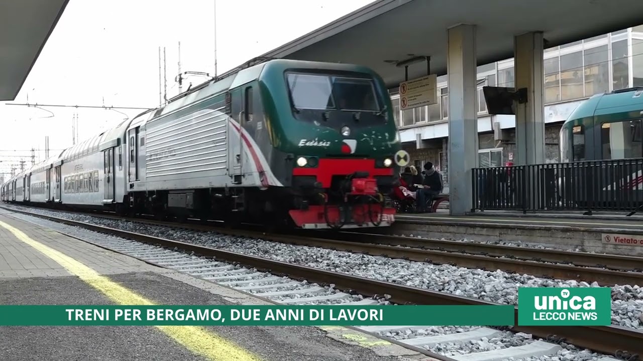 Treni per Bergamo, due anni di lavori
