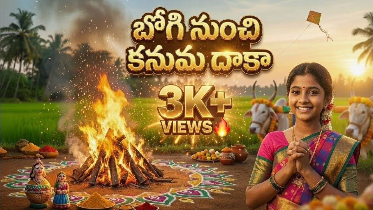 బోగి నుంచి కనుమ దాకా 🌾 | Sankranti Village Song | Telugu Folk Festival Anthem | #sankranthisongs