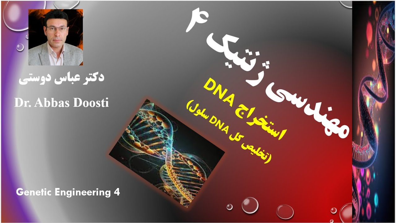 Total cell DNA extraction/ استخراج 