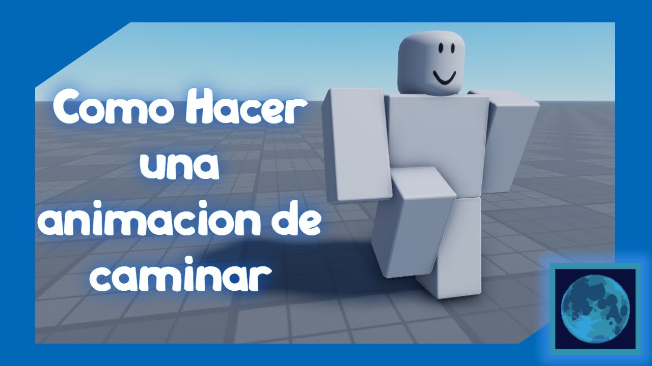 Como hacer una animacion de caminar en Roblox Studio | Moon Animator