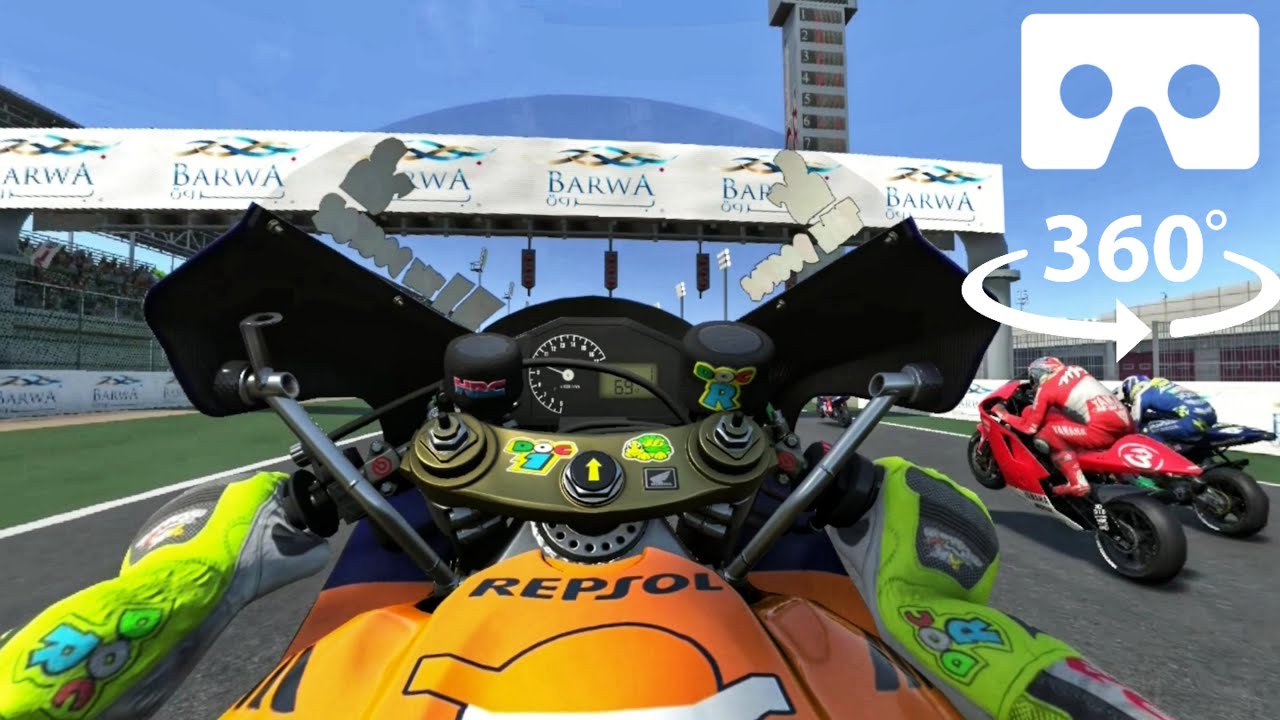 360° First-Person Motorbike CRASH! MotoGP 21 in VR