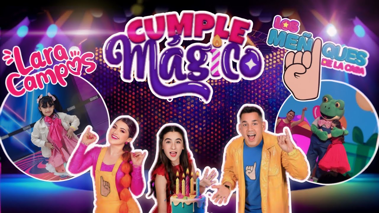 Cumple mágico de Lara campos con los meñiques de la casa, kardenashk3 y Sarita bebé en teatro telcel