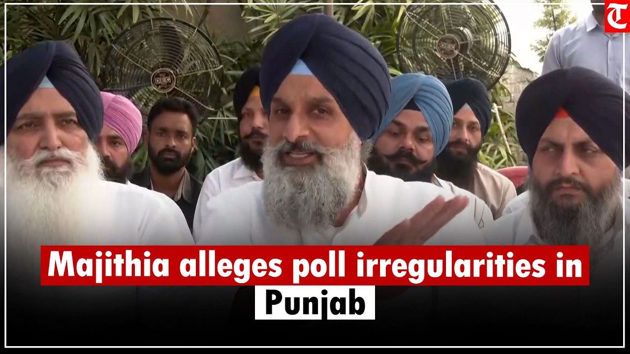 SAD&rsquo;s Majithia alleges poll irregularities, &lsquo;hooliganism&rsquo; by AAP in Majitha civic elections