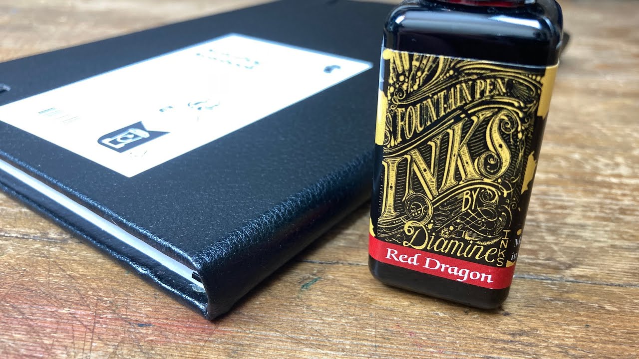 🟢 Diamene Red Dragon on Flying Tiger A5 notebook