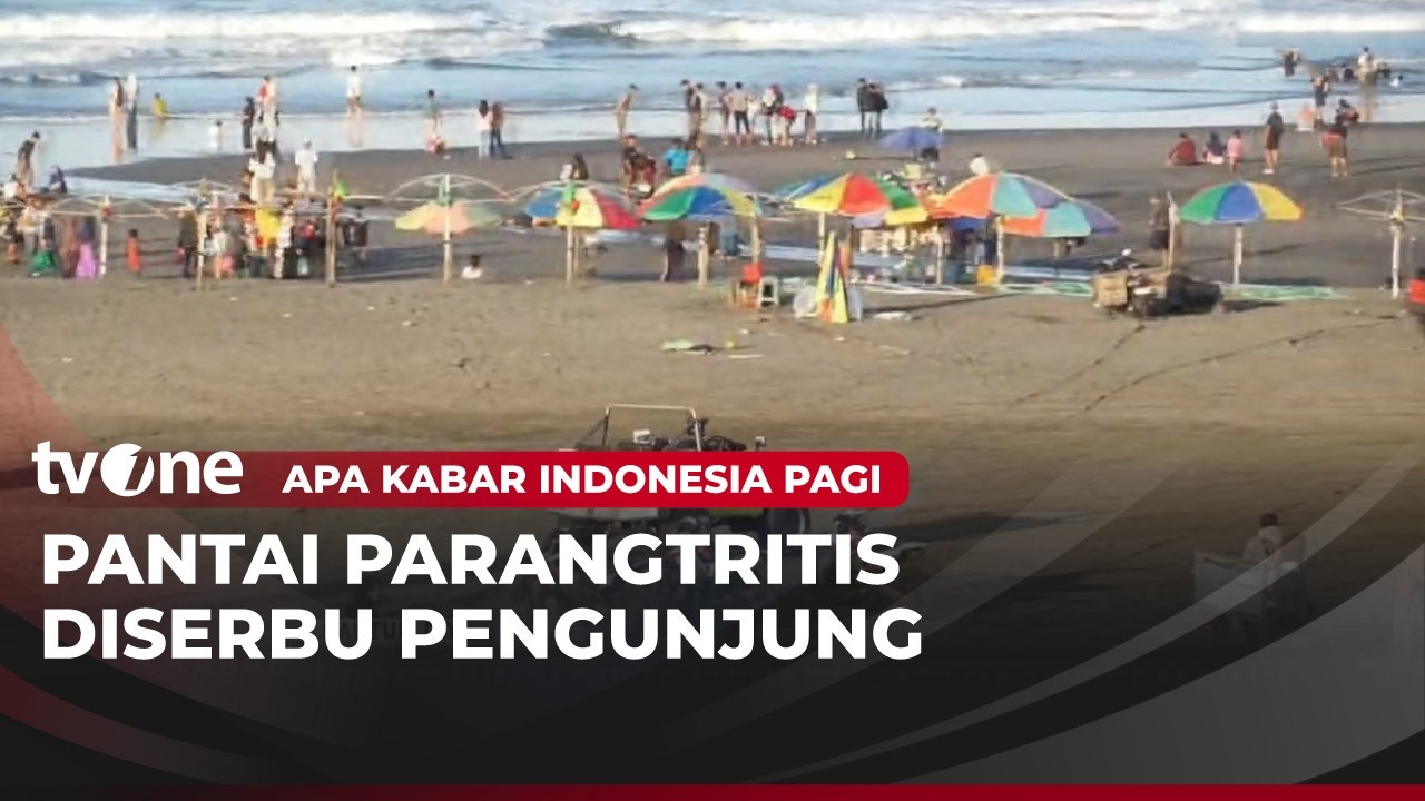 Ribuan Wisatawan Kunjungi Pantai Parangtritis, Bantul | AKIP