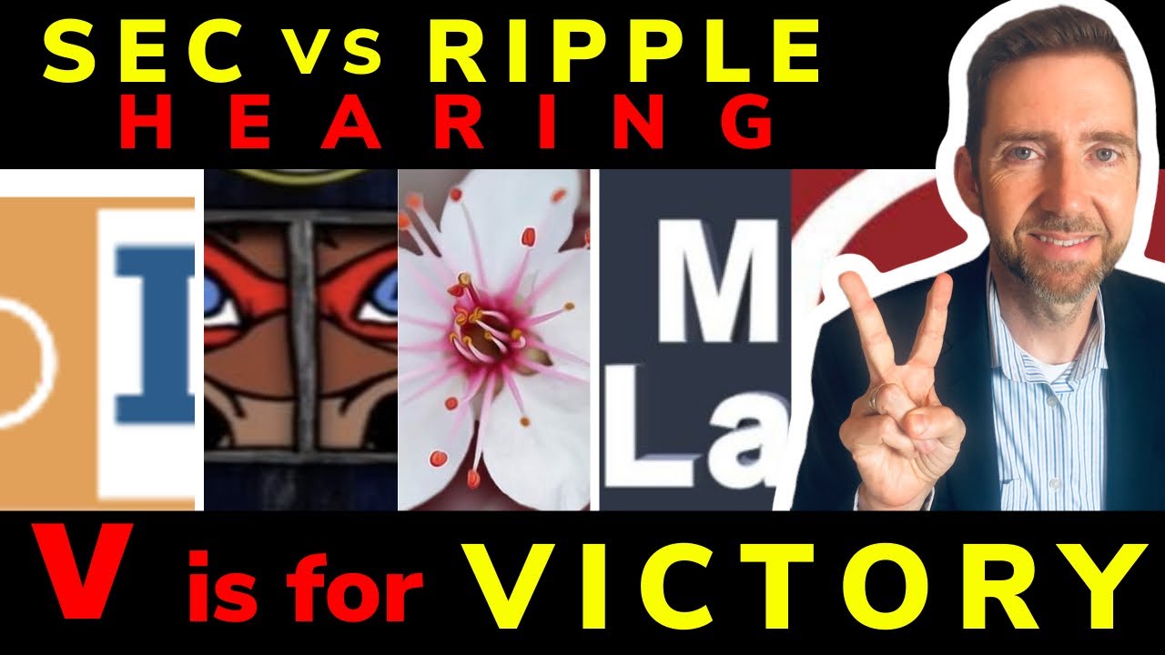 Att'y Hogan on SEC v. Ripple Court Hearing: V is for Victory! Judge's Hypo. YouTuber Interviews!