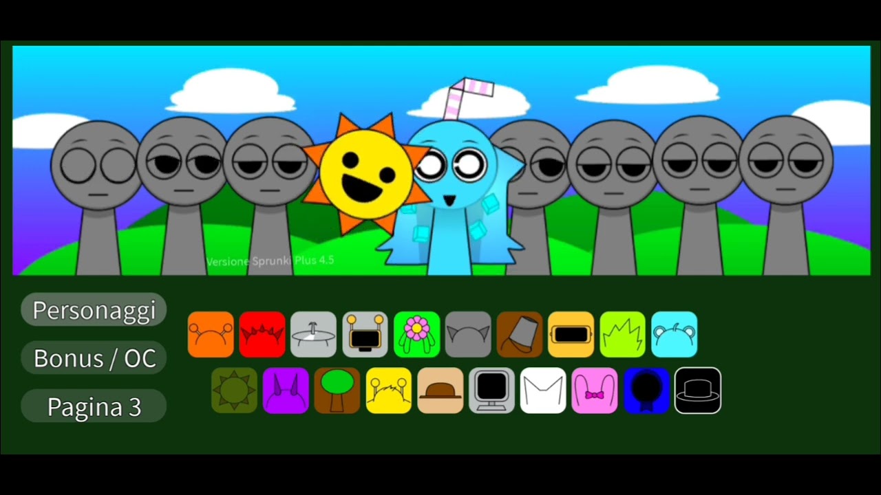 Aqua and Mr. Sun Incredibox Sprunki (2 minutes)