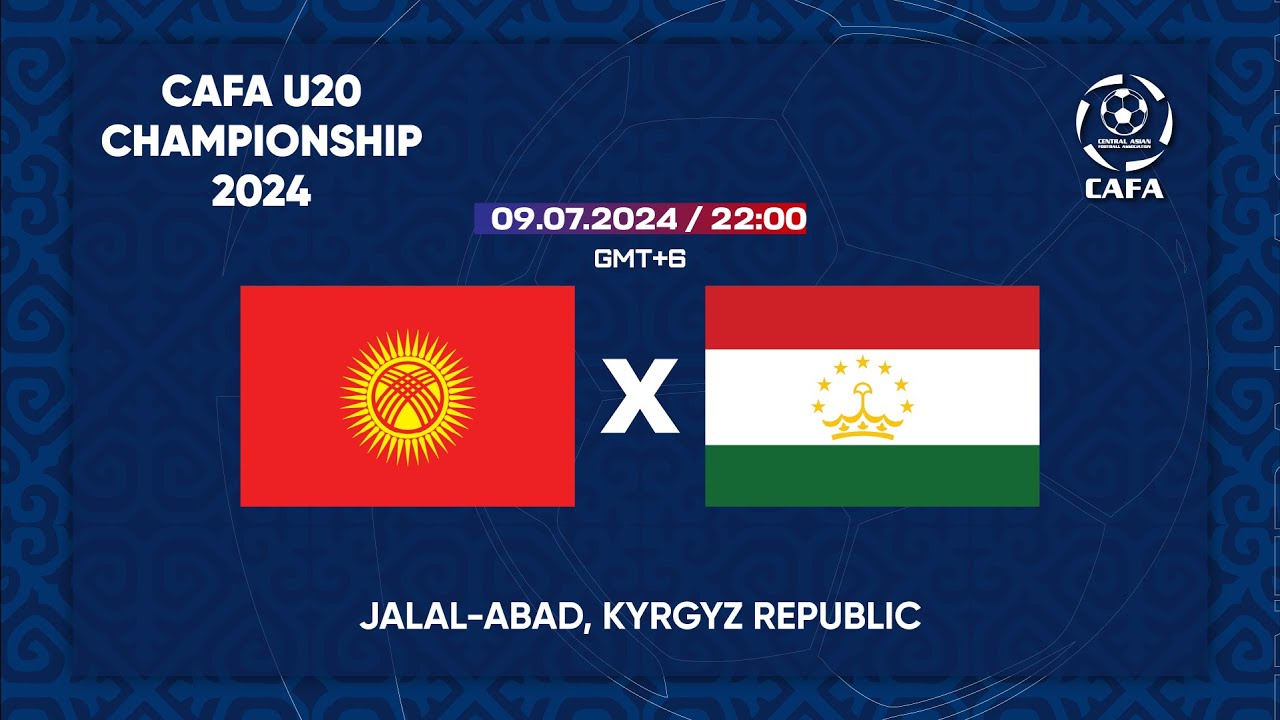 Kyrgyzstan - Tajikistan | CAFA U-20 CHAMPIONSHIP 2024