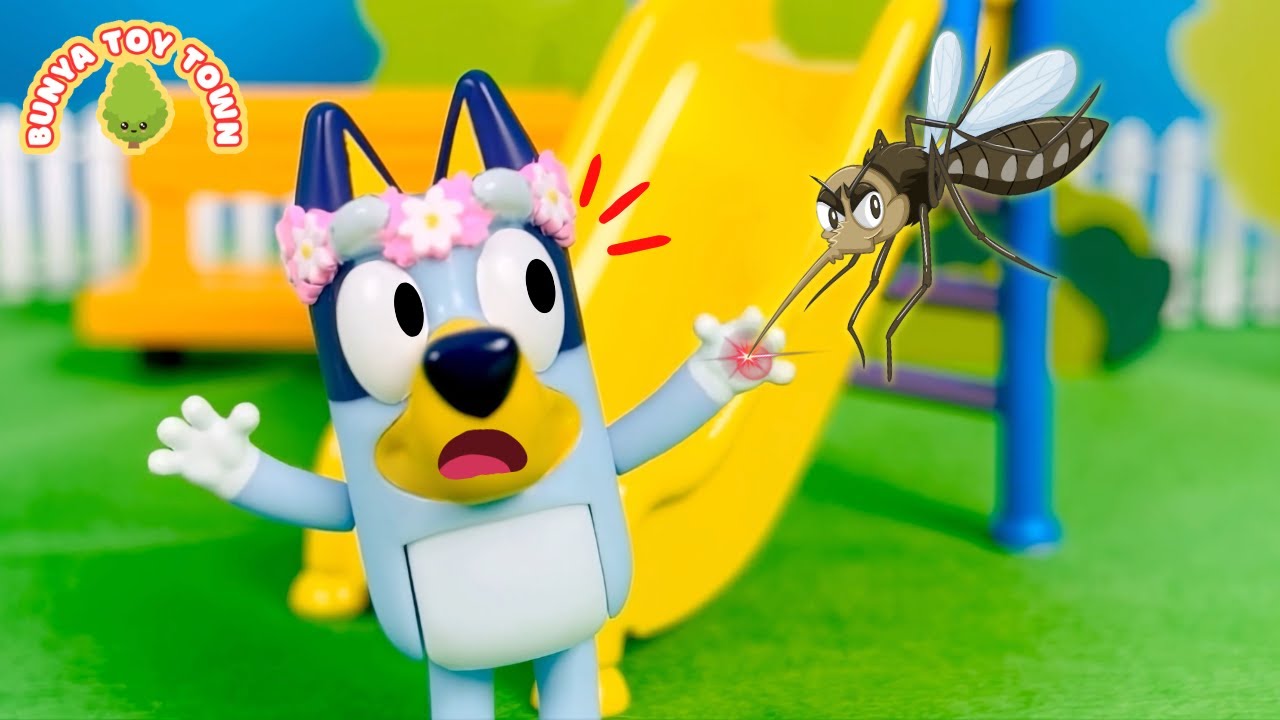BLUEY Some Bugs Bite | Lessons For Kids | Pretend Play with Bluey Toys