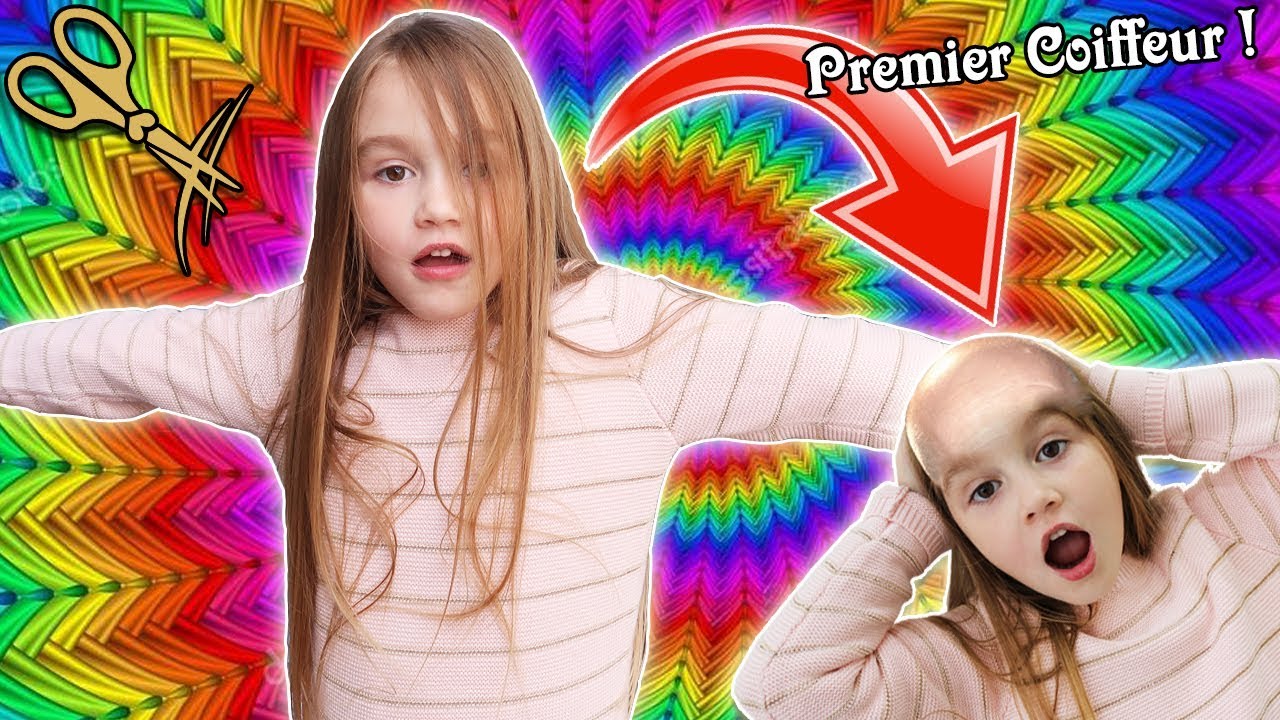VLOG - ELLIE va chez le COIFFEUR pour la TOUTE PREMIERE FOIS ! Première coupe de cheveux !