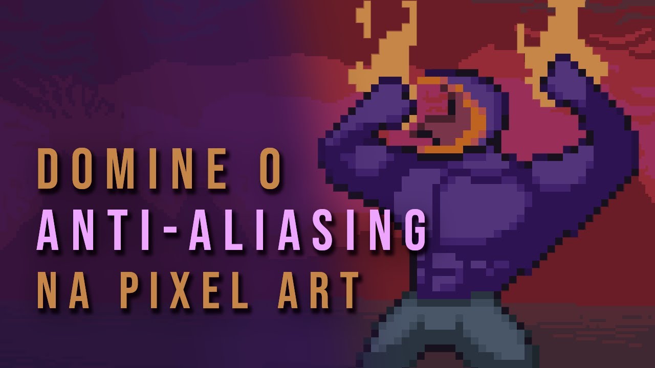 Como fazer anti-aliasing (tutorial pixel art)