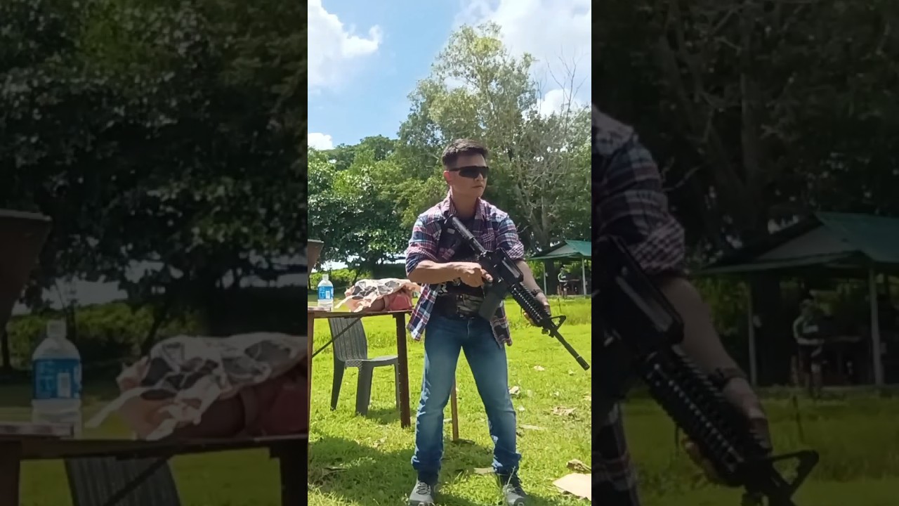 5.56mm Firing R4A1 #rifleexpert #rifle556 #targethit #gunenthusiast #rifle #firingrange #viralvideo