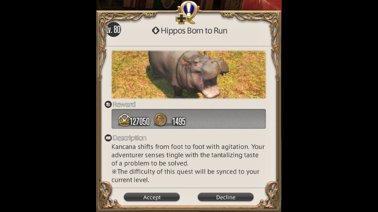 [PC] FFXIV 6.15 - ARKASODARA1 - Hippos Born to Run