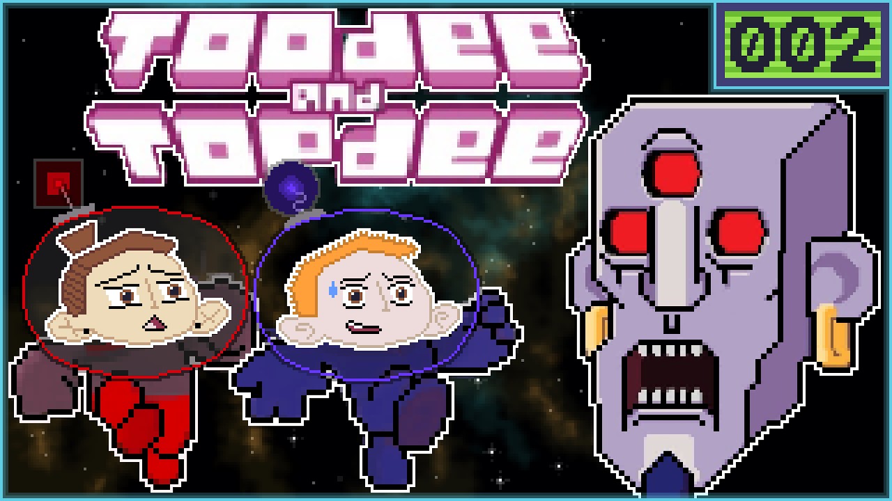 Boss can go in both dimensions? | TOODEE AND TOPDEE 2