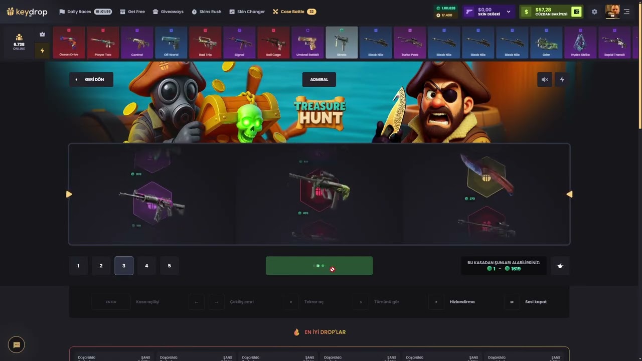 560$ Keydrop Case Opening