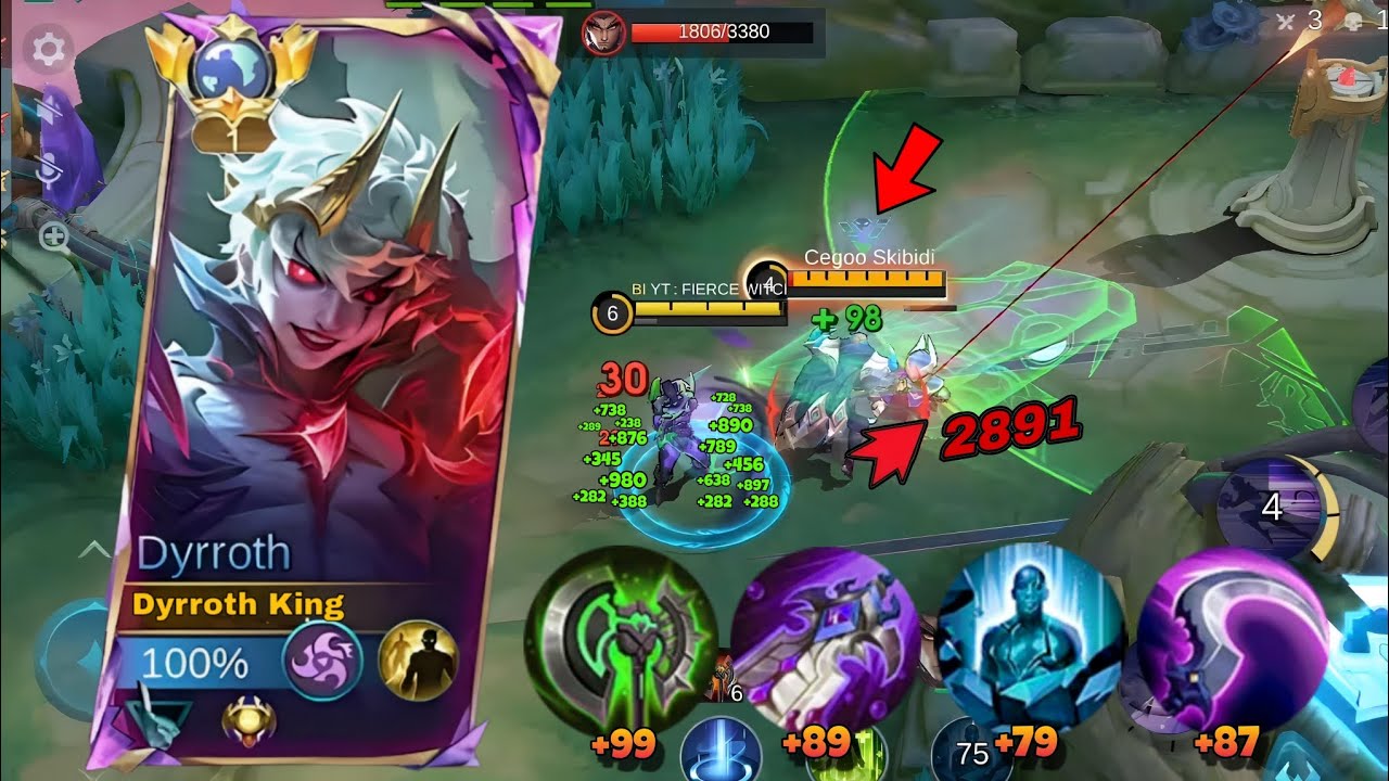 REVAMPED DYRROTH NEW COOLDOWN BUILD LIFESTEAL AND HACK DAMAGE IS TOTALLY IMMORTAL! - MLBB