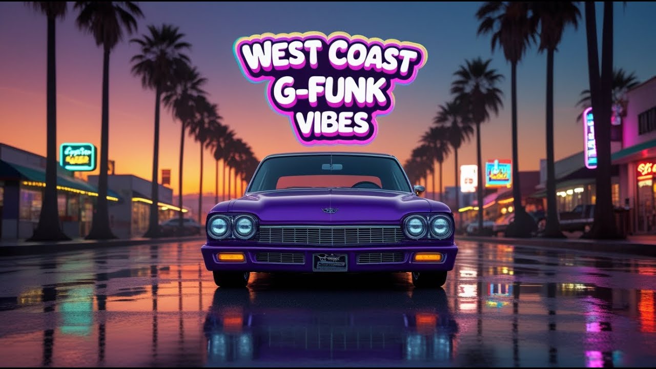West Coast G-Funk Type Beat 🔥 Chill Night Drive Music