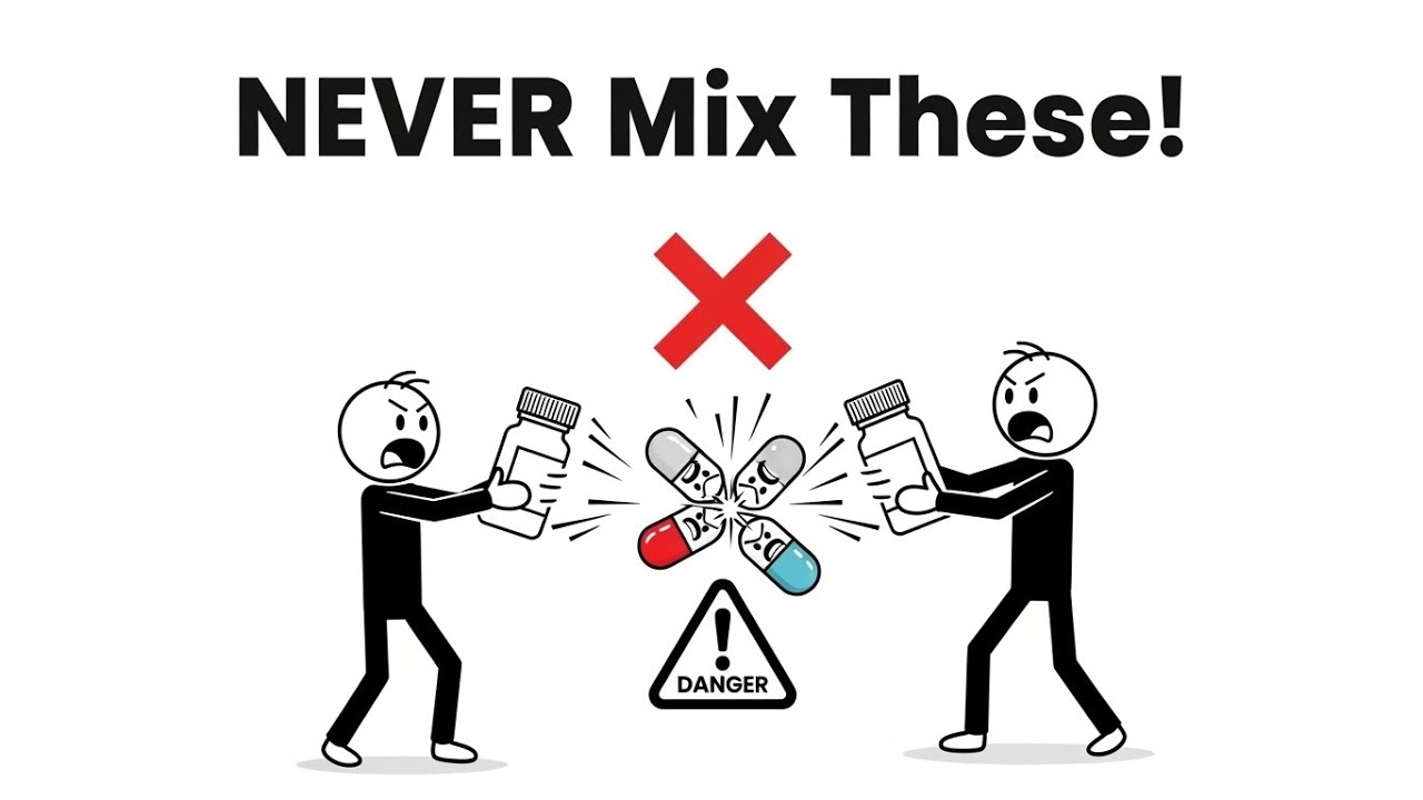 You should NOT mix these two medications ❌
