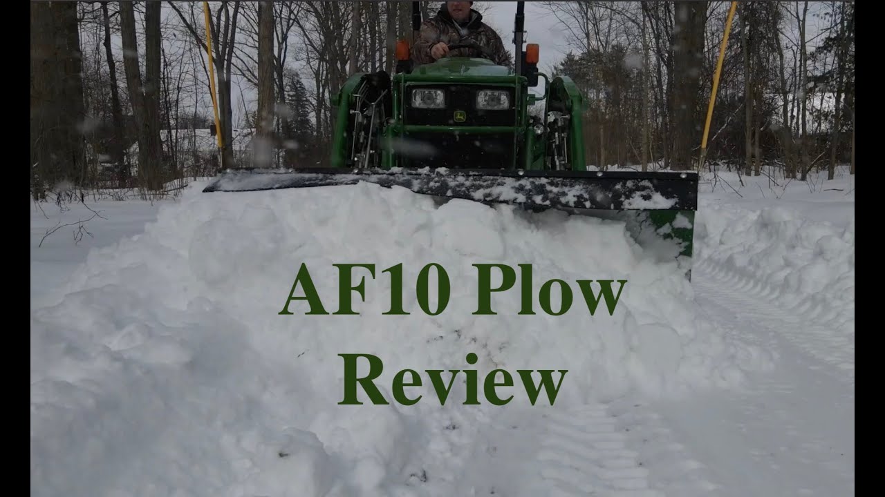 1025R AF10 Plow Review:  I'll Come To Your Lack-of-motional Rescue