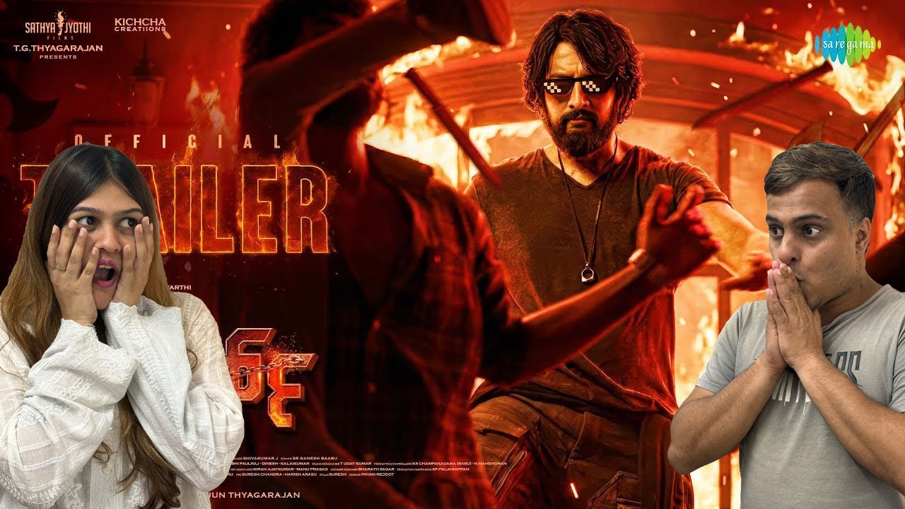 Mark -Trailer reaction | Kichcha Sudeepa | Vijay Kartikeyaa | Ajaneesh B Loknath | SJF