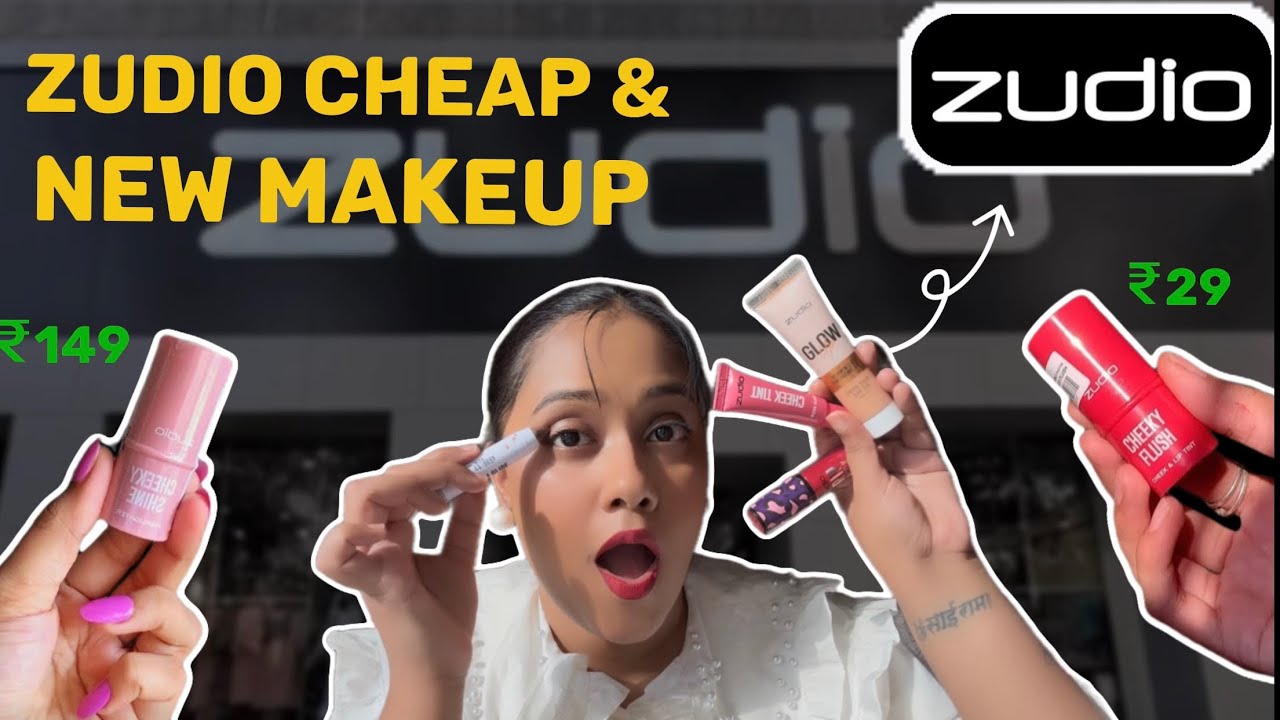 Trying ZUDIO’s New & cheap makeup 😱💄 #zudio #makeup #cheapmakeup #makeuphaul