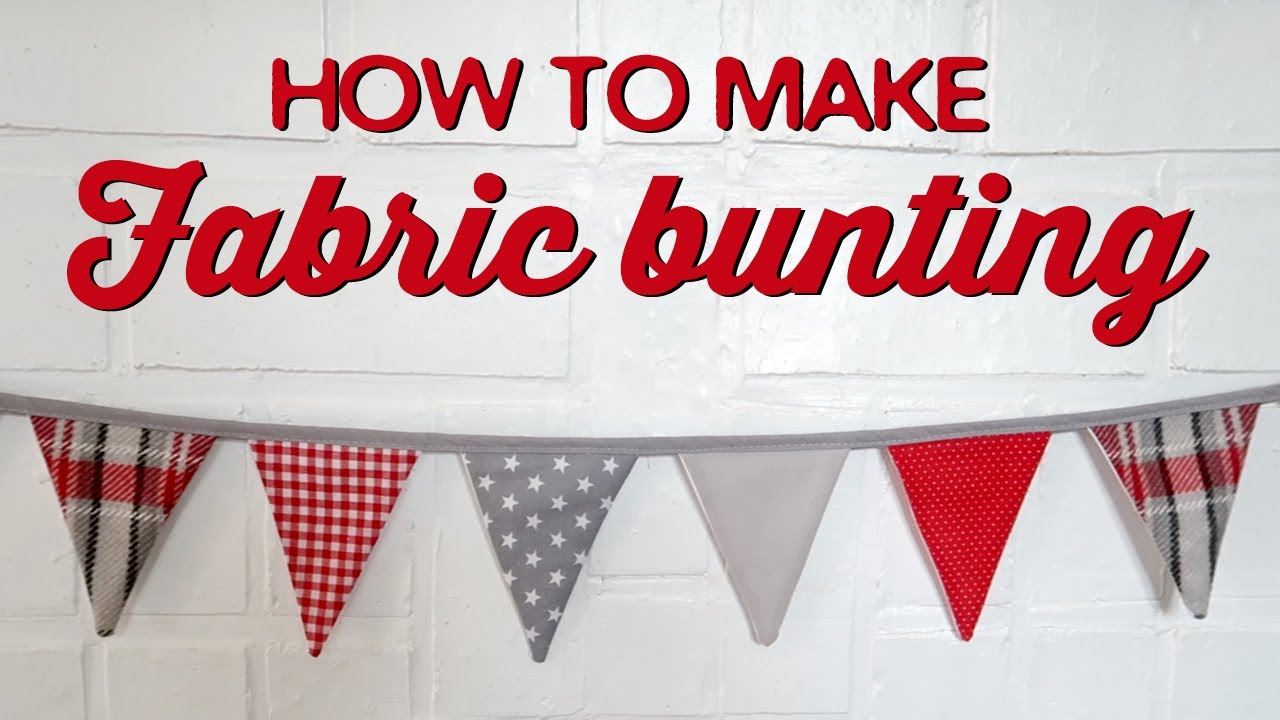 How to Make Fabric Bunting | A Thousand Words