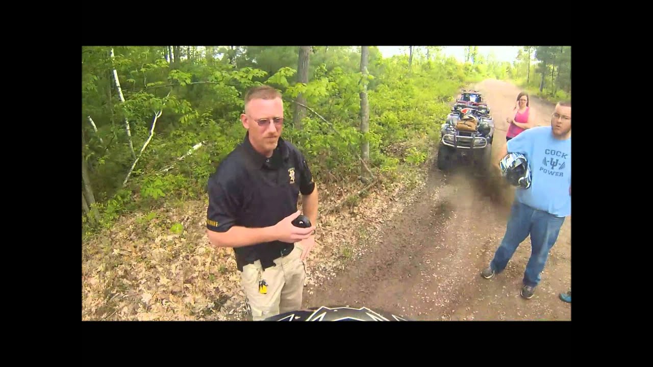 Getting pulled over by DNR on ATV trails in Wisconsin
