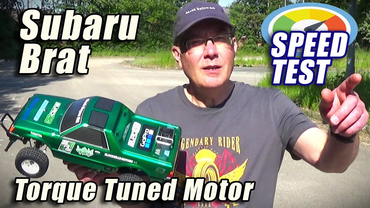 Tamiya Subaru Brat Speed Test - Torque Tuned Motor!