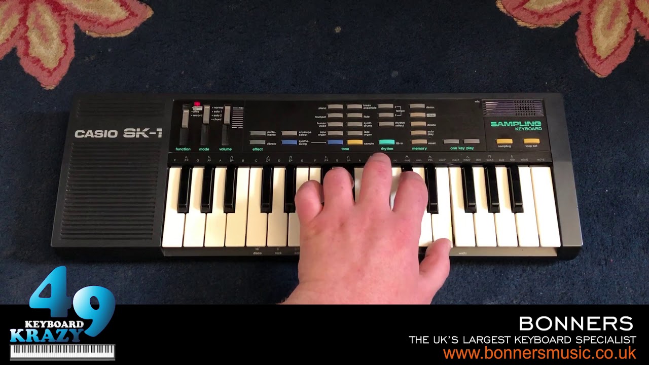 Casio SK-1 Sampling Keyboard