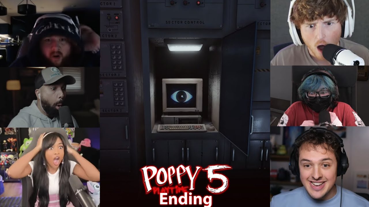 Реакция ютуберов на концовку 3 главы аниме Poppy Playtime