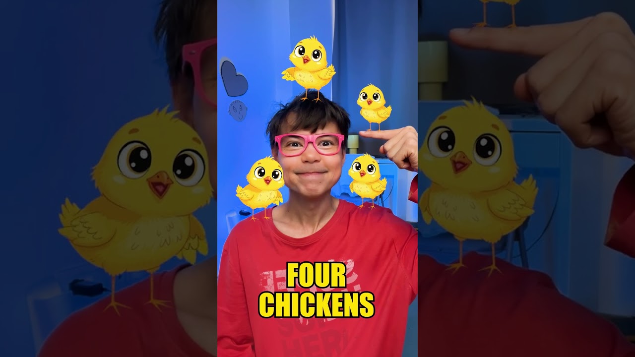 🌾 Count With Me! Chickens & Numbers Game 🐓🎯 #learn #numbers