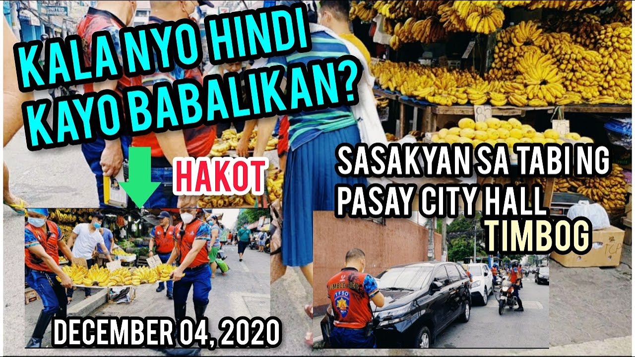 NAHAKOT DAHIL SA MALING AKALA! MAKATI & PASAY CITY ROAD CLEARING UPDATE! DECEMBER 4, 2020!