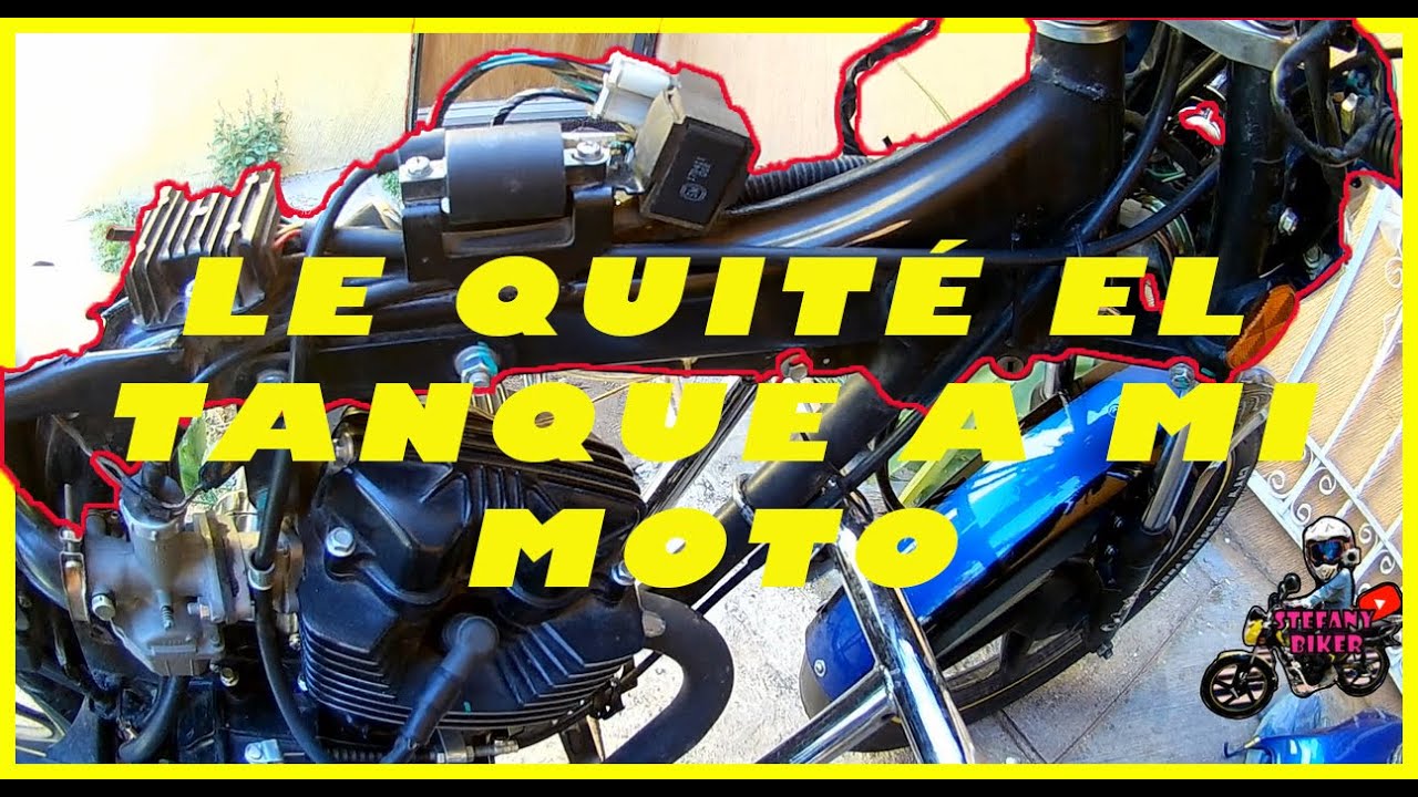 Cómo quitar y poner el tanque de gasolina de una moto 🔧🔨