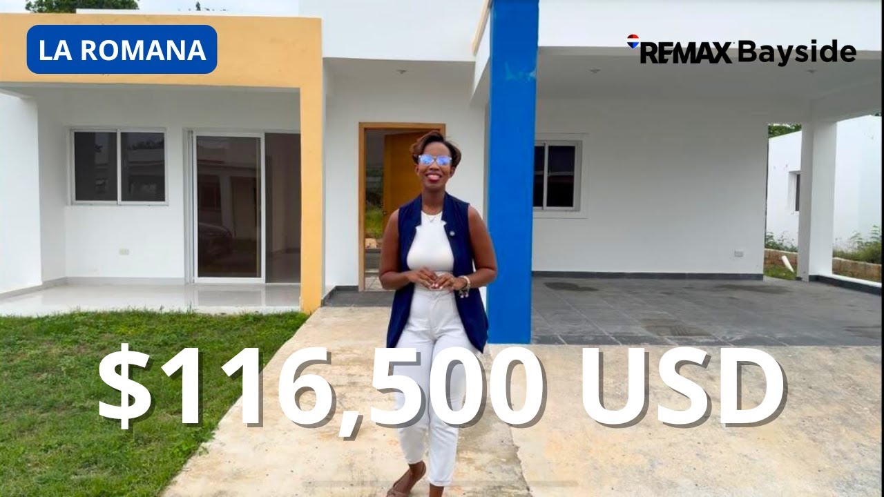 ¡Casas desde $116,500 USD en La Romana! Proyecto Nuevo con Terrenos Amplios y Materiales de Calidad