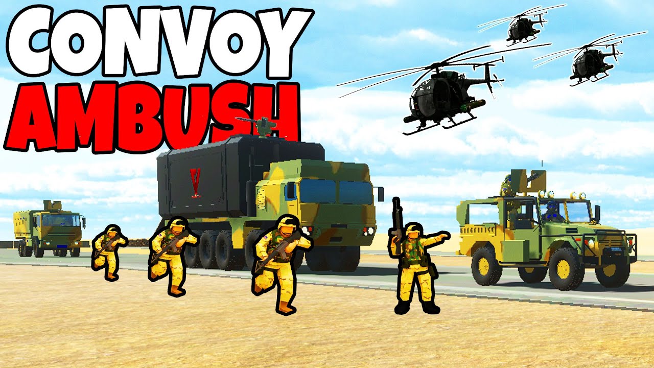 Сможет ли армия США защитить ядерный конвой от засады?! - Ravenfield