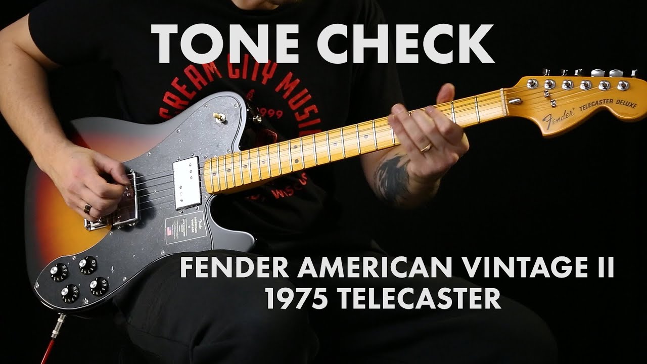 TONE CHECK: Fender American Vintage II 1975 Telecaster Deluxe Demo