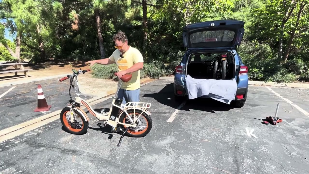 AMAZING! Fit 2 of this EBike in Your Hatchback or SUV!  Folding 750 watt Electric Bike that Folds