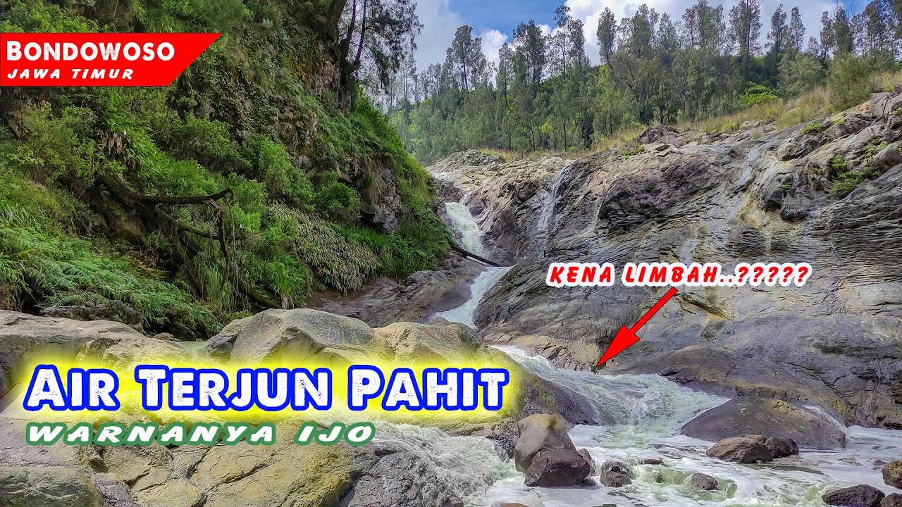 Unik, Air Terjun Kalipait Bondowoso yang Asam dan Pahit
