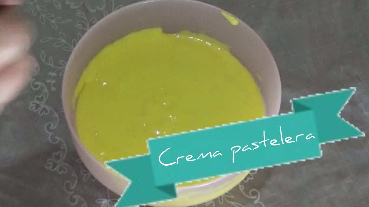 Crema pastelera para roles de canela y otros postres