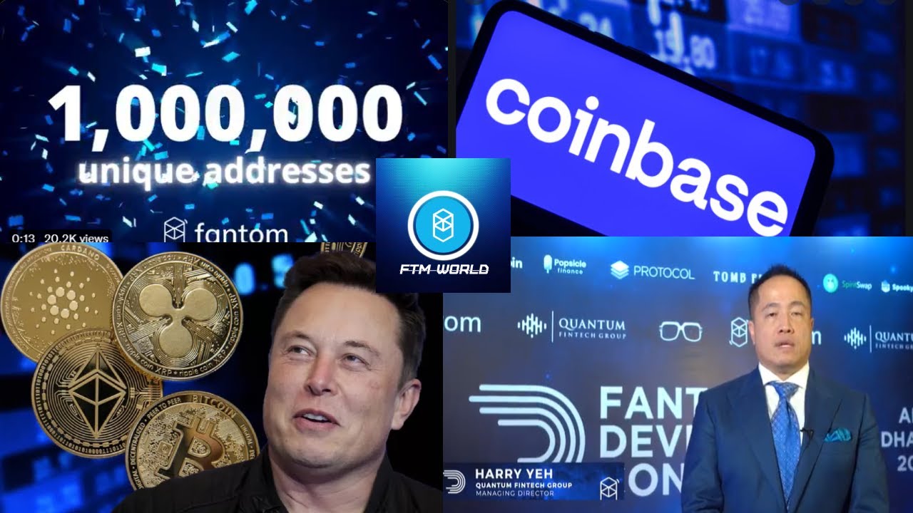 FTM Coinbase Listing, Elon Musk Rumours, 1,000,000 Unique FTM Adresses, ...