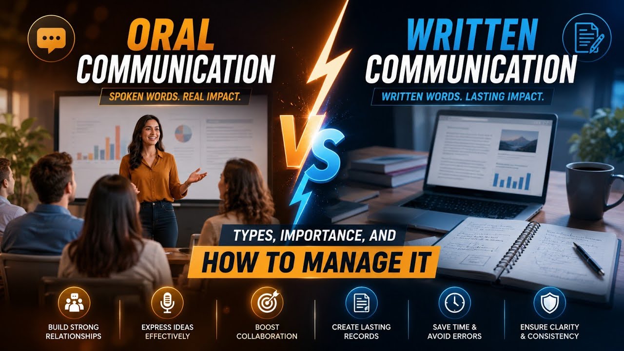Oral Vs Written Communication explained - Educationleaves