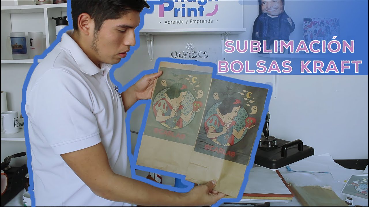 Sublimar bolsas Kraft utilizando Laca Transparente 🤯