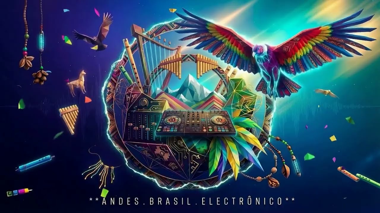 EA Djonson - VAZIO  [Official Visualiser / Andean, Brazilian electronica]
