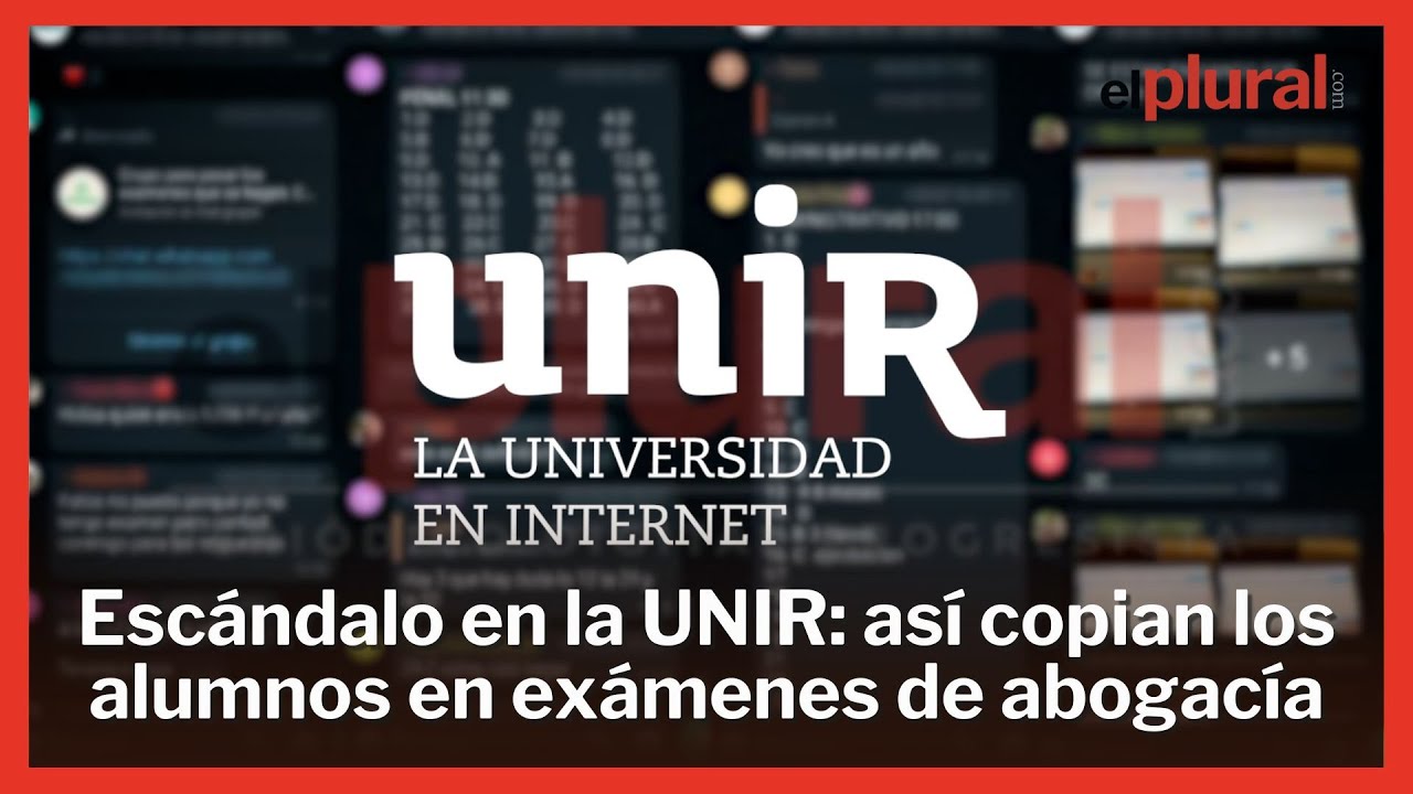Esc&aacute;ndalo en la UNIR: los alumnos saben las respuestas en ex&aacute;menes que dan acceso a la abogac&iacute;a
