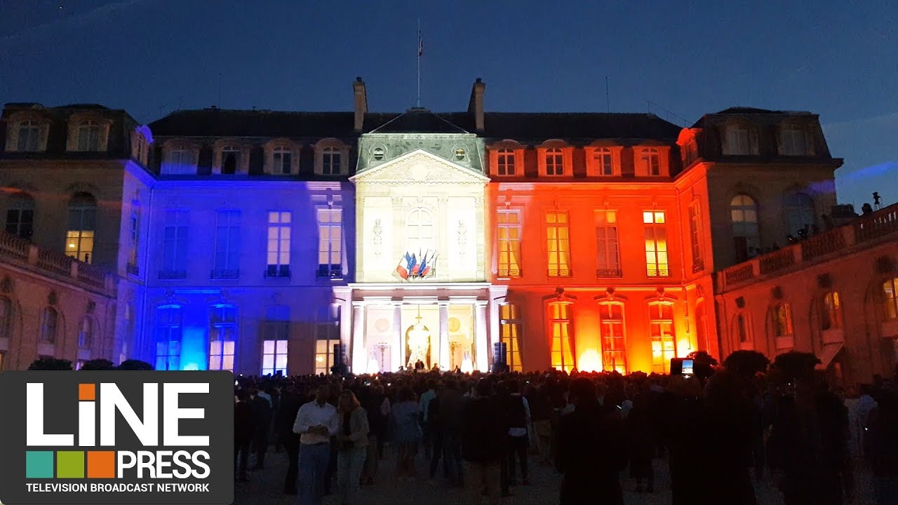 Fête de la musique à l'Elysée en mode électro / Paris - France 21 juin 2018